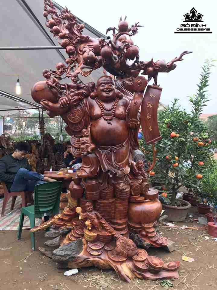 Tuong-Phat-Di-Lac-Vac-Canh-Dao-Ngu-Phuc-Go-Dep