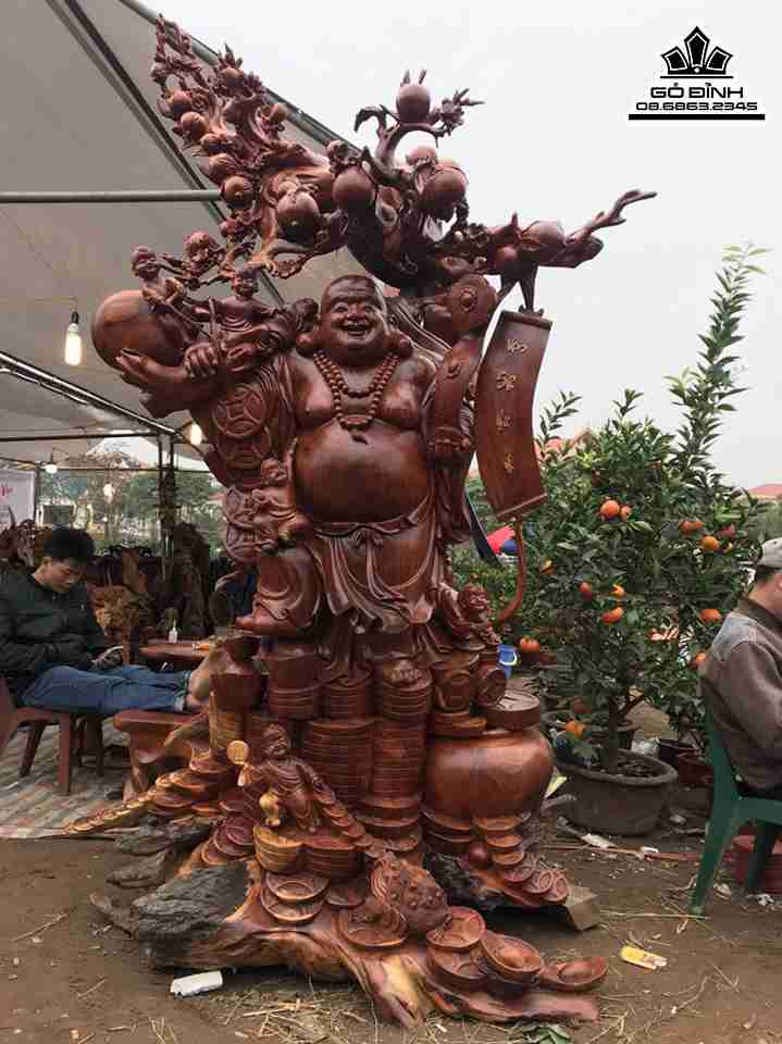 Tuong-Phat-Di-Lac-Vac-Canh-Dao-Ngu-Phuc-Go