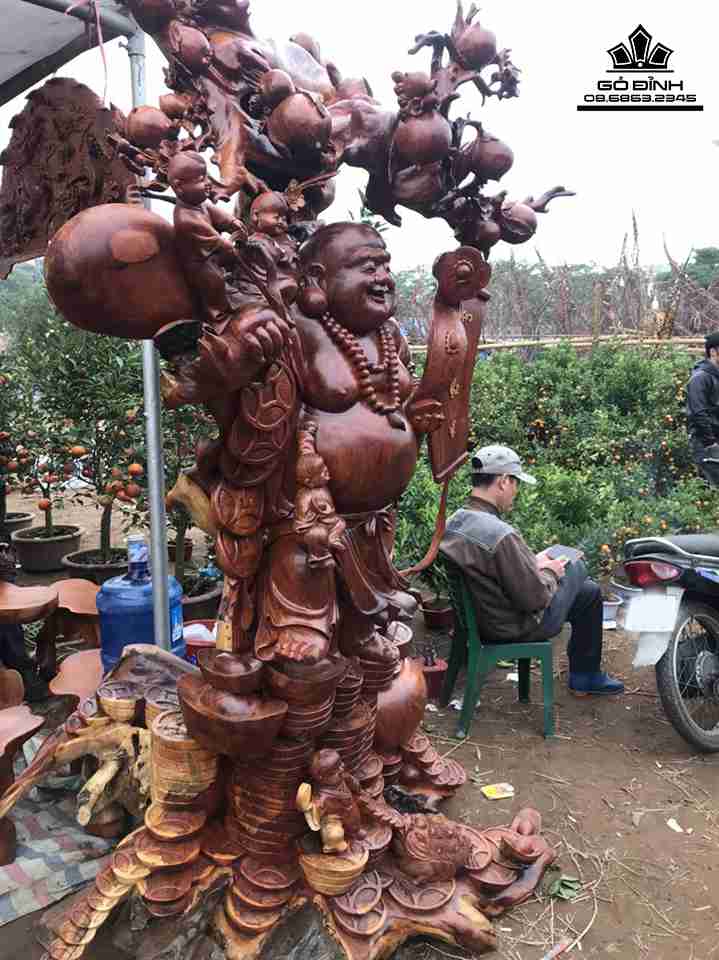 Tuong-Phat-Di-Lac-Vac-Canh-Dao-Ngu-Phuc-Go