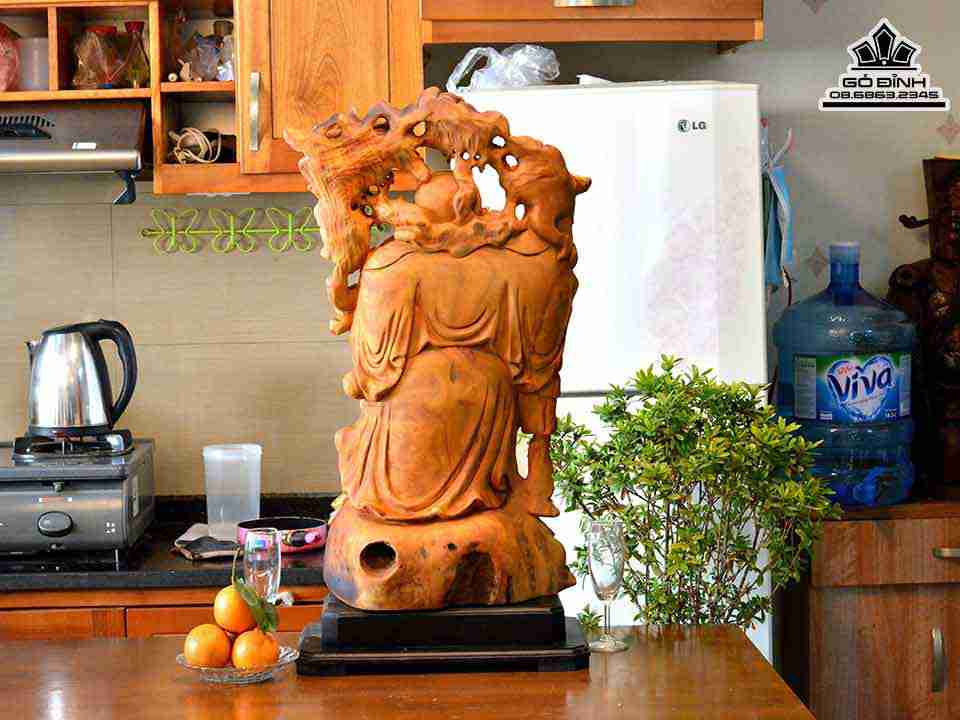 Tuong-Phat-Di-Lac-Tam-Phuc-Go-Bach-Xanh