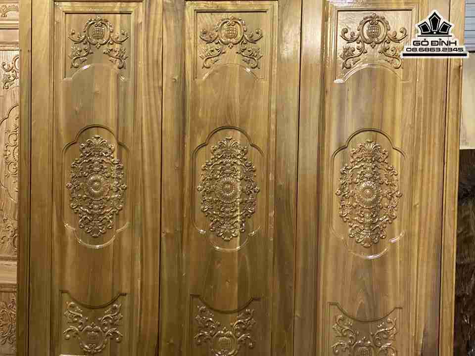 Tủ Quần Áo 3 Cánh Gỗ Dổi 4