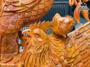 Tượng Gia Đình Gà Gỗ Hương Việt 8
