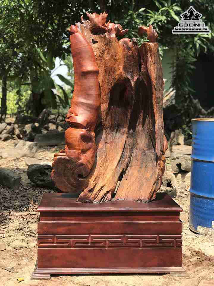 Tượng Phật Di Lặc Ngũ Phúc Gỗ Hương Việt 9