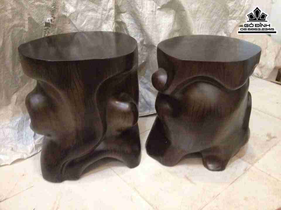 Cặp Đôn Gỗ Sao Xanh 3