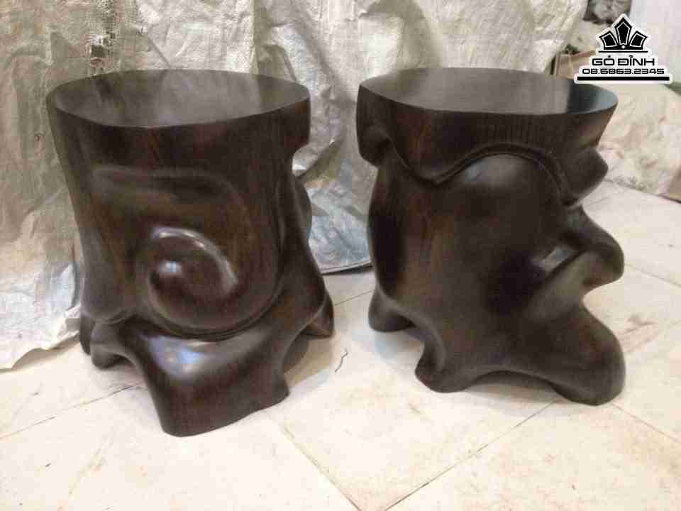 Cặp Đôn Gỗ Sao Xanh 5