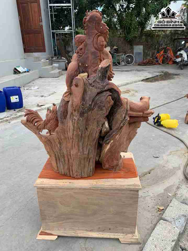 Tượng 12 Con Giáp Gỗ Hương 2