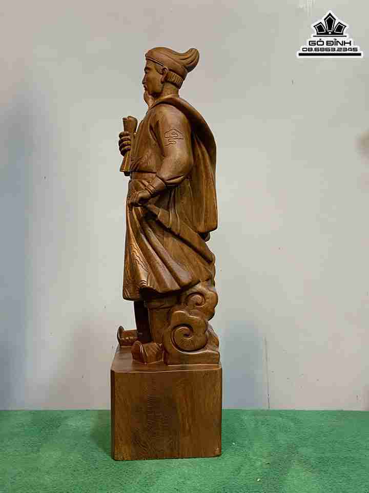 Tượng Trần Quốc Tuấn (Trần Hưng Đạo) Gỗ Ngọc Am 1