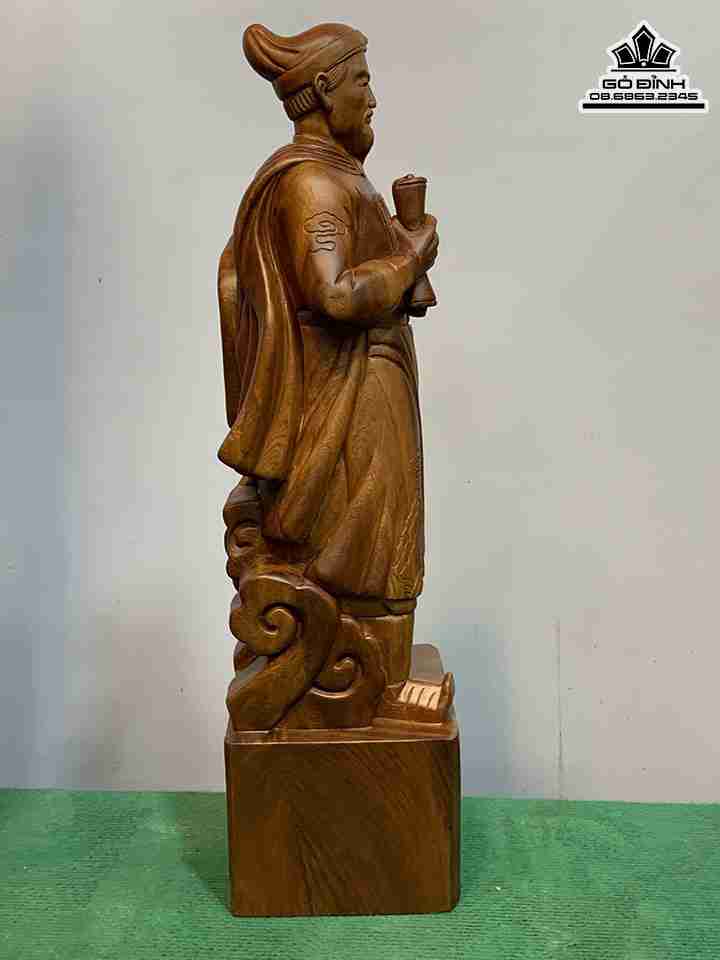 Tượng Trần Quốc Tuấn (Trần Hưng Đạo) Gỗ Ngọc Am 2