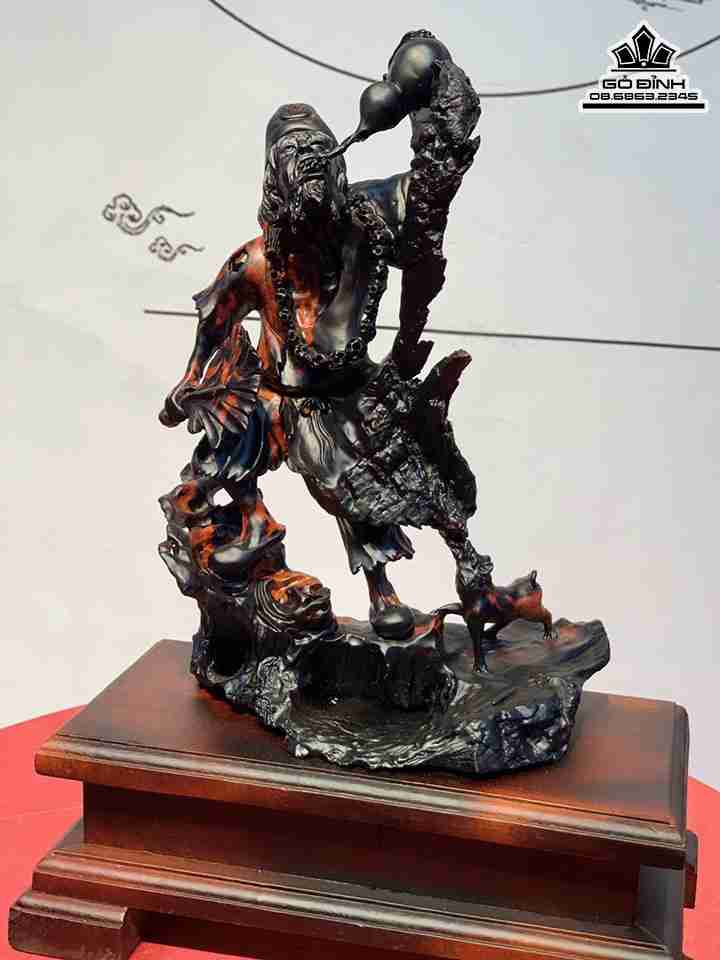 Tượng Tế Công Gỗ Trắc 2