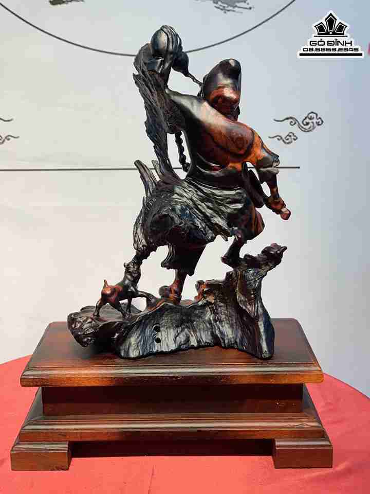 Tượng Tế Công Gỗ Trắc 5