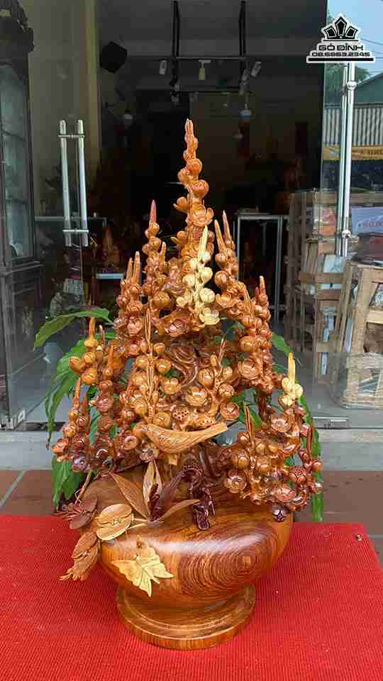 Bình Mai Gỗ Hương Việt 1