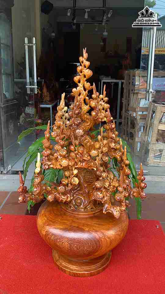 Bình Mai Gỗ Hương Việt 3