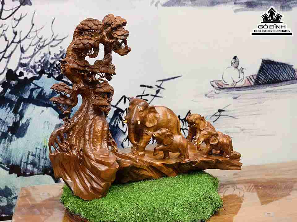 Cầu Voi Gỗ Hương Việt 7