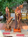 Cặp Tượng Đạt Ma Sư Tổ Gỗ Hương 1