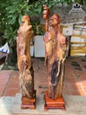Cặp Tượng Đạt Ma Sư Tổ Gỗ Hương 5