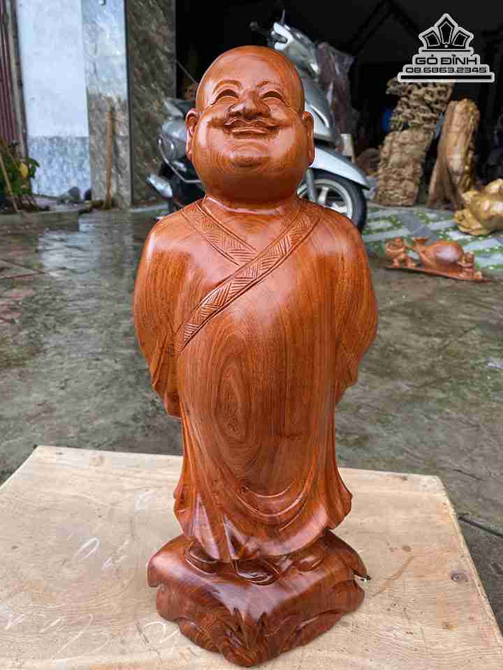 Tượng Tùy Duyên Gỗ Hương 1