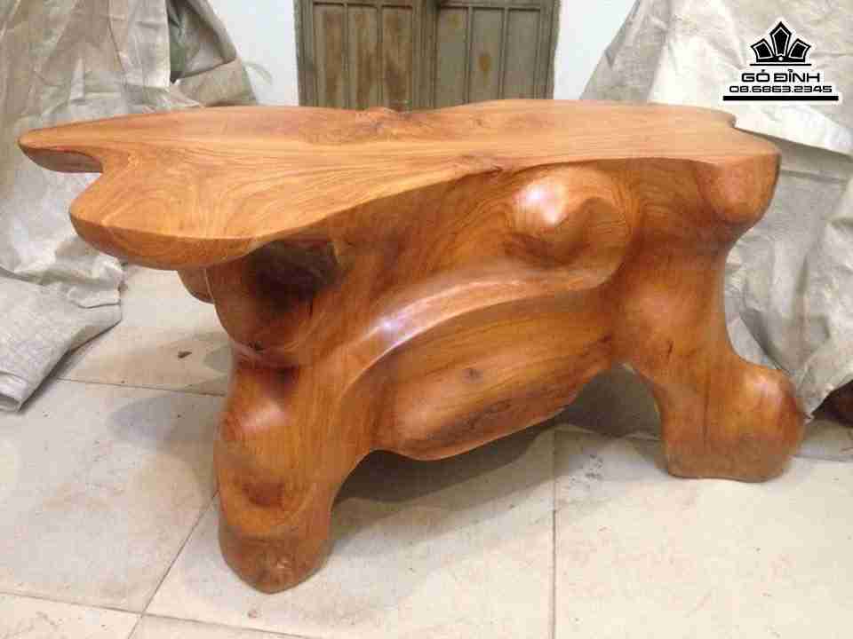 Đôn Gõ, Đôn Gốc Cây Gỗ Gõ Đỏ (Cà Te) 5