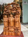 Tượng Tam Đa Cây Tùng Gỗ Ngọc Am 3