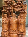 Tượng Tam Đa Cây Tùng Gỗ Ngọc Am 5