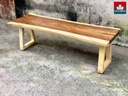 Ghế Băng Gỗ Me Tây Chân Gỗ Thông 3
