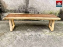Ghế Băng Gỗ Me Tây Chân Gỗ Thông 
