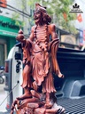 Tượng Phật Sống Tế Công Gỗ Trắc Việt Liền Khối 7