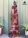 Tượng Ông Thọ Gỗ Cẩm Cao 56 Ngang 19 Sâu 19 (cm) 0