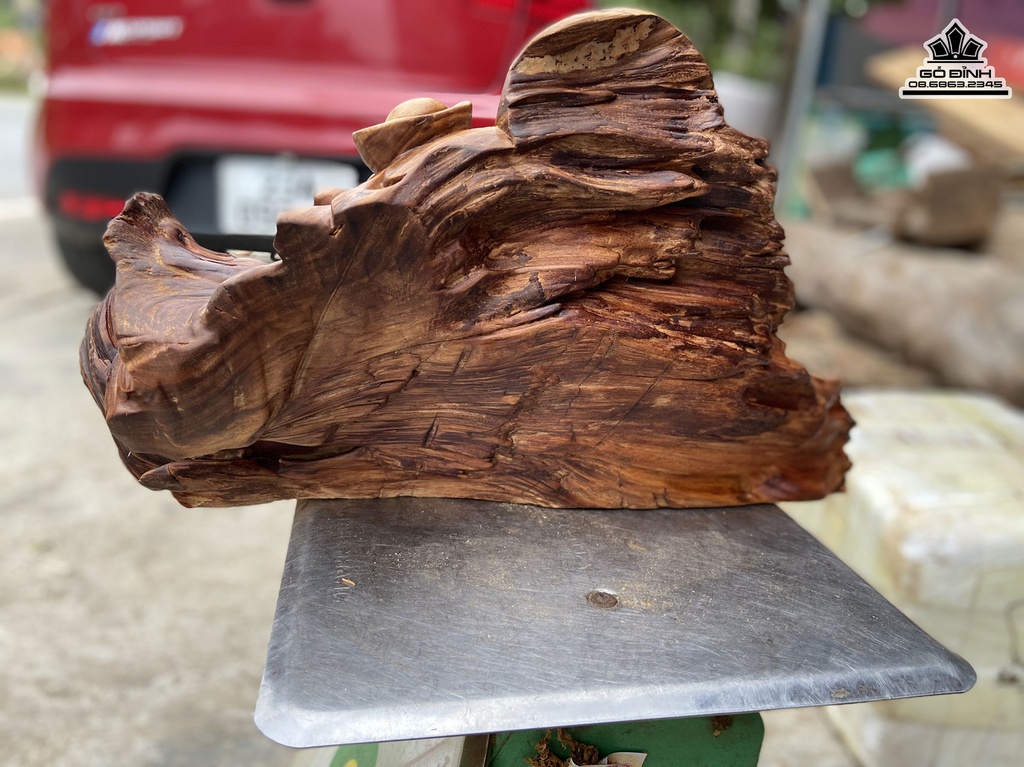 Tượng Phật Di Lặc Gỗ Ngọc Am Cao 30 Ngang 52 Sâu 16 (cm) 1