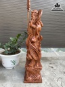 Tượng Quan Công Gỗ Hương Cao 80 Ngang 31 Sâu 21 (cm) 0