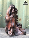 Tượng Ông Thọ Gỗ Trắc Cao 26 Ngang 22 Sâu 18 (cm) 0