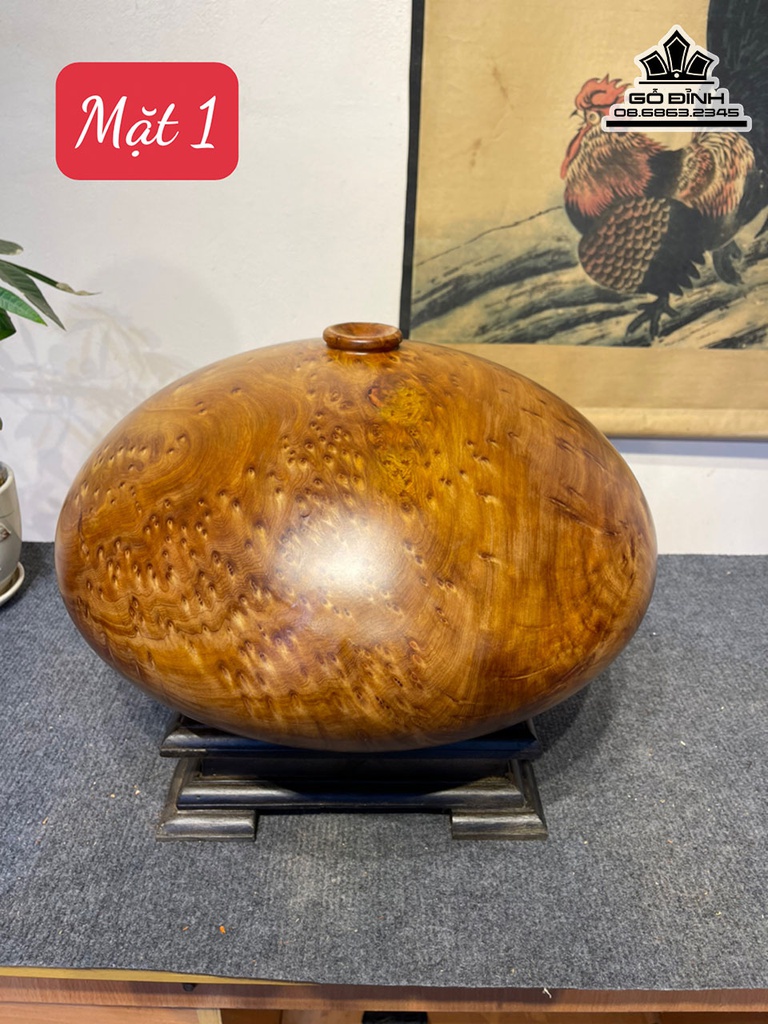 Chum Phú Quý Gỗ Ngọc Am Cao 23 Đường Kính 40 (cm) 0