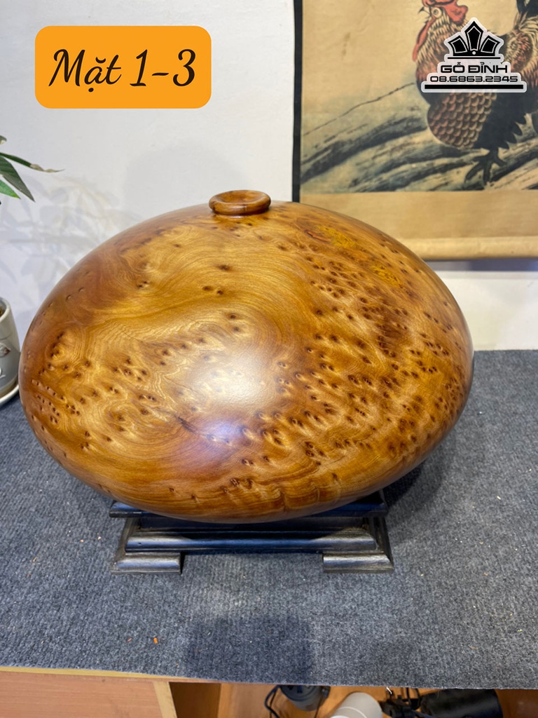 Chum Phú Quý Gỗ Ngọc Am Cao 23 Đường Kính 40 (cm) 9