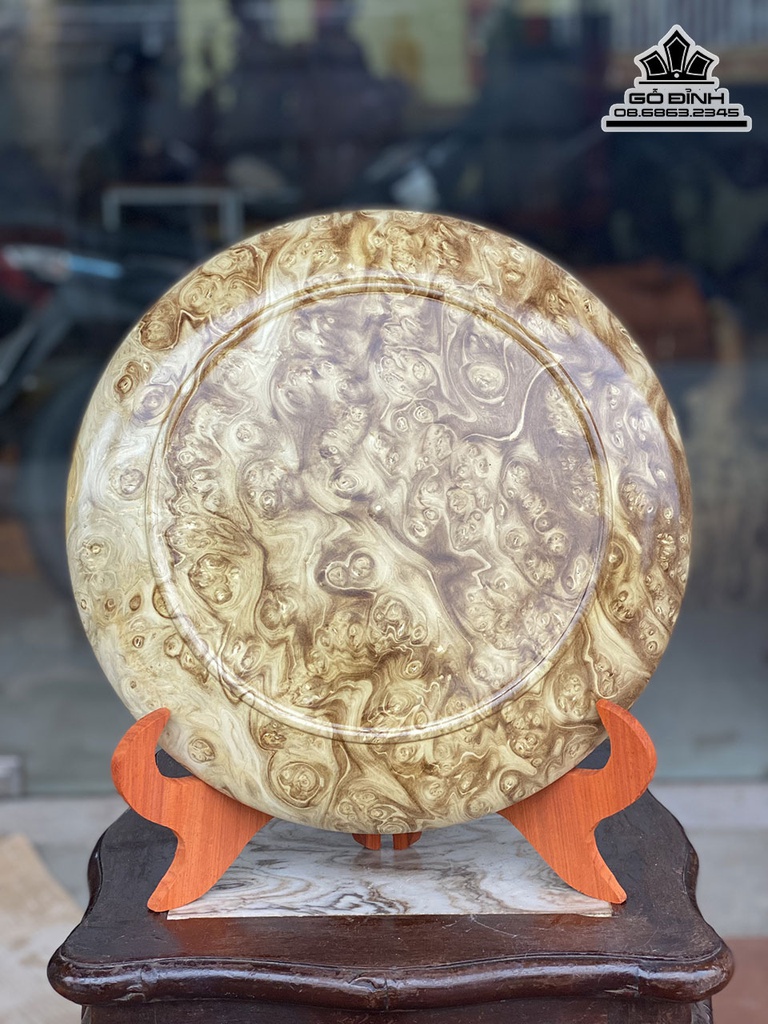 Đĩa Gỗ Nu Nghiến Cao Đường Kính 37 Dày 3.5 (cm) 1