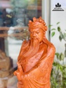 Tượng Quan Công Bắt Khuyết Gỗ Hương Cao 80 Ngang 30 Sâu 30 (cm) 0