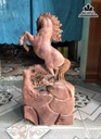 Tượng Ngựa Phong Thủy (Nhất Mã) Gỗ Hương Việt Cao 57 Ngang 26 Sâu 12 (cm) 0
