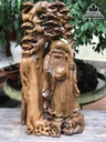 Tượng Ông Thọ Gỗ Bách Xanh Cao 76 Ngang 40 Sâu 25 (cm) 5