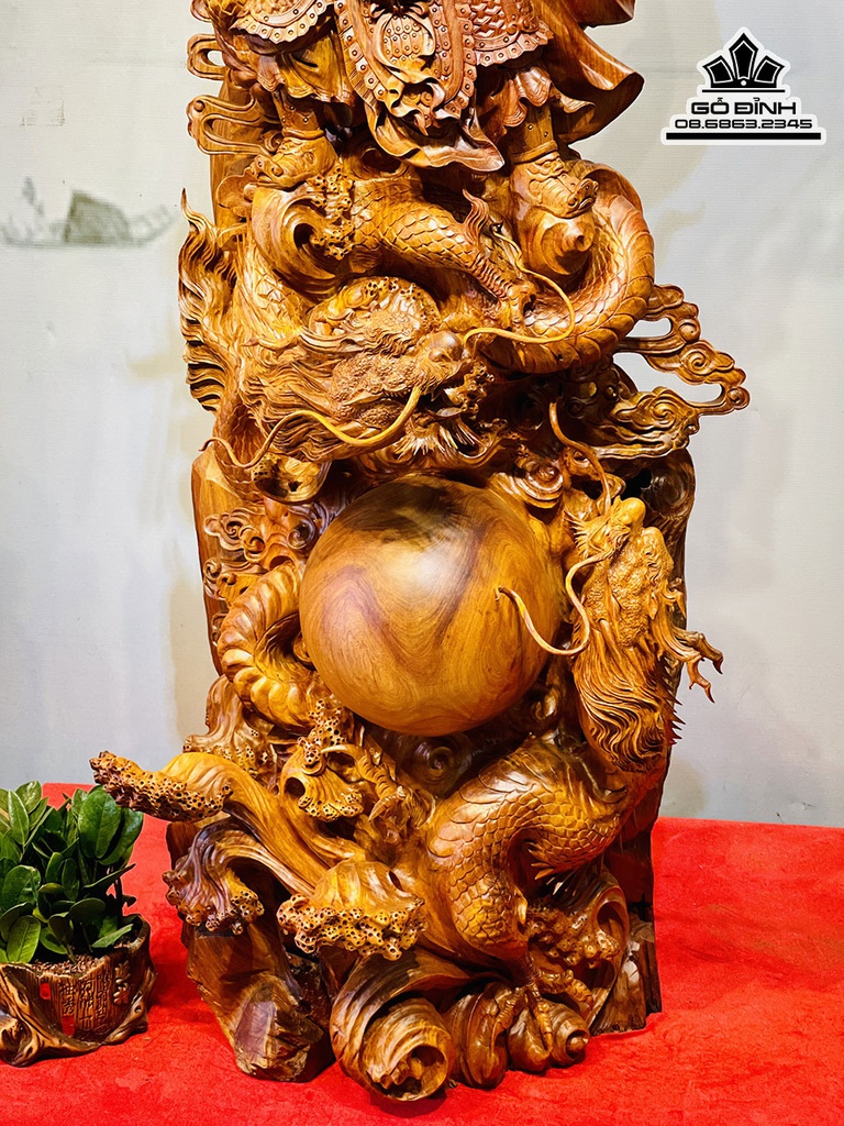 Tượng Quan Công Hàng Long Gỗ Hương Việt Cao 205 Ngang 75 Sâu 70 (cm) 0