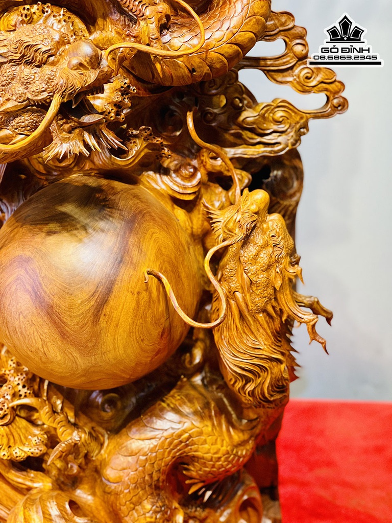 Tượng Quan Công Hàng Long Gỗ Hương Việt Cao 205 Ngang 75 Sâu 70 (cm)