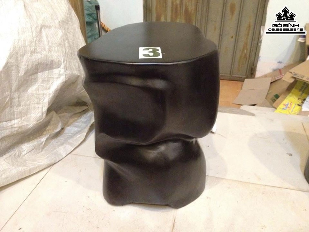 Bộ 6 Đôn Gỗ Sao Xanh Cao 41 (cm) DS30 2