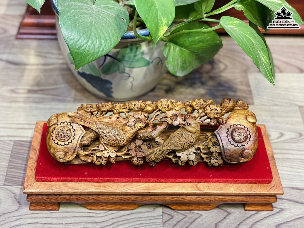 Cầu Như Ý Gỗ Sưa  Cao 30 Ngang 10 Sâu 9 (cm) 1