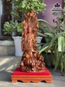 Tượng Phật Bà Quan Âm Gỗ Sưa Cao 60 Ngang 25 Sâu 22 (cm) 8