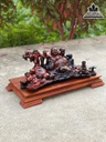 Tượng Phật Di Lặc Ngũ Phúc Gỗ Trắc Cao 24 Ngang 56 Sâu 23 (cm) 1