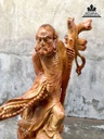 Tượng Đạt Ma Sư Tổ Gỗ Hương Việt Cao 89 Ngang 45 Sâu 40 (cm) 0