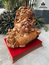 Tượng Phật Di Lặc Ngũ Phúc Gỗ Hương Cao 48 Ngang 48 Sâu 42 (cm) 1