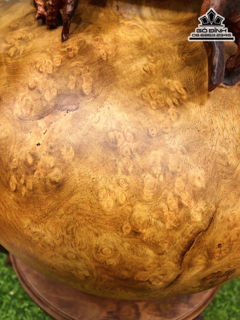 Bình Mai Điểu Gỗ Hương Cao 63 Ngang 57 Sâu 30 (cm) 3