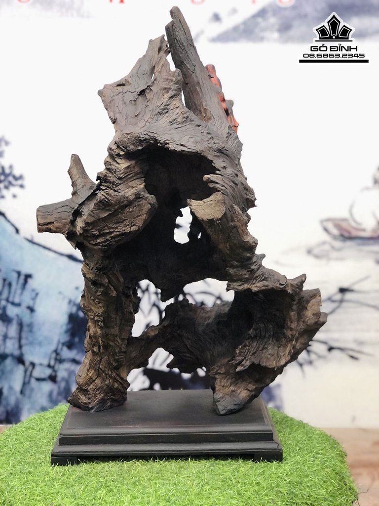 Tượng Phật Bà Quan Âm Gỗ Trắc Cao 76 Ngang 52 Sâu 32 (cm) 2