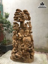 Tượng Di Lặc Gỗ Ngọc Am Cao 130 Ngang 60 Sâu 46 (cm) 0