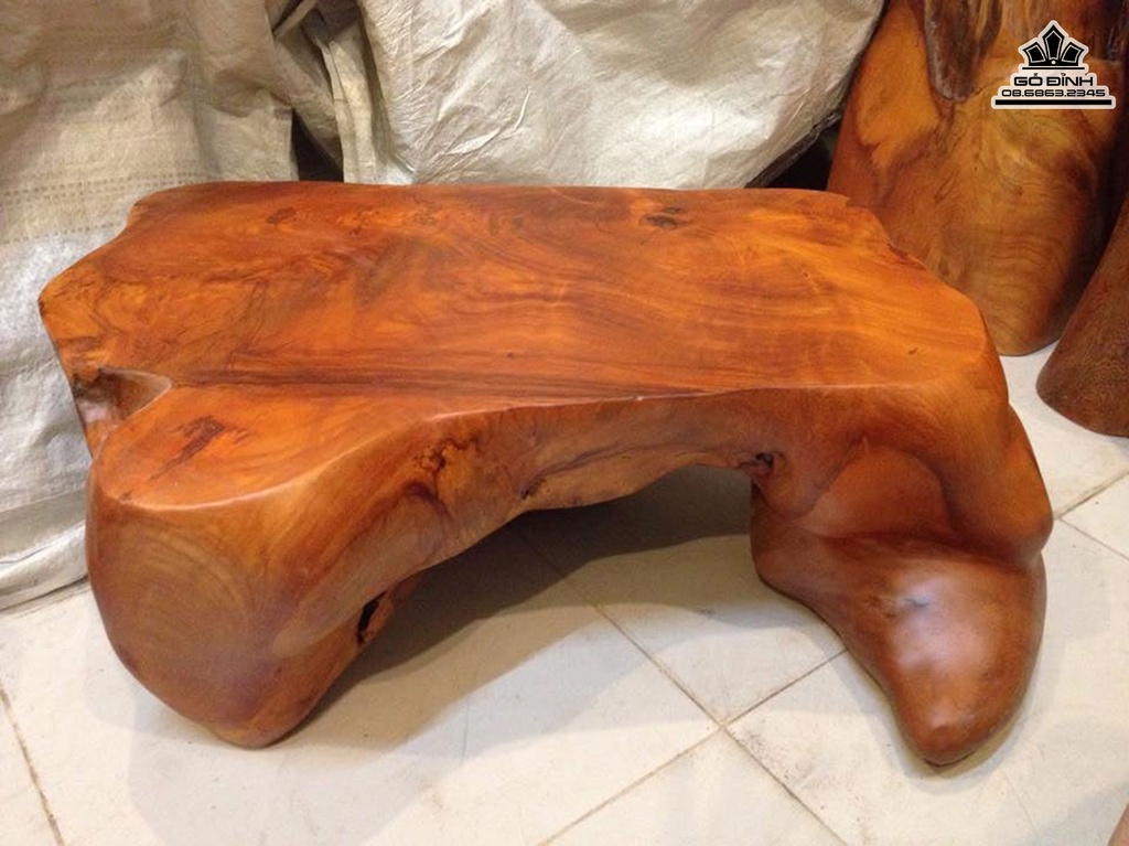 Bàn Đôn  Đại Gỗ Gõ Đỏ Cao 25 Mặt 65-47 (cm) DC145