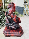 Tượng Ngựa Gỗ Trắc Việt Cao Kỷ 46 Ngang 27 Sâu 21 (cm) 2