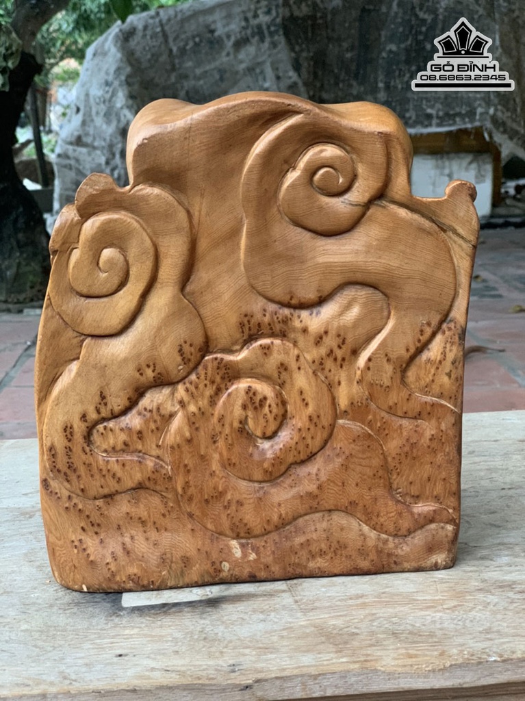 Tượng Đạt Ma Sư Tổ Gỗ Nu Ngọc Am Cao 26 Ngang 23 sâu 8 (cm) 3